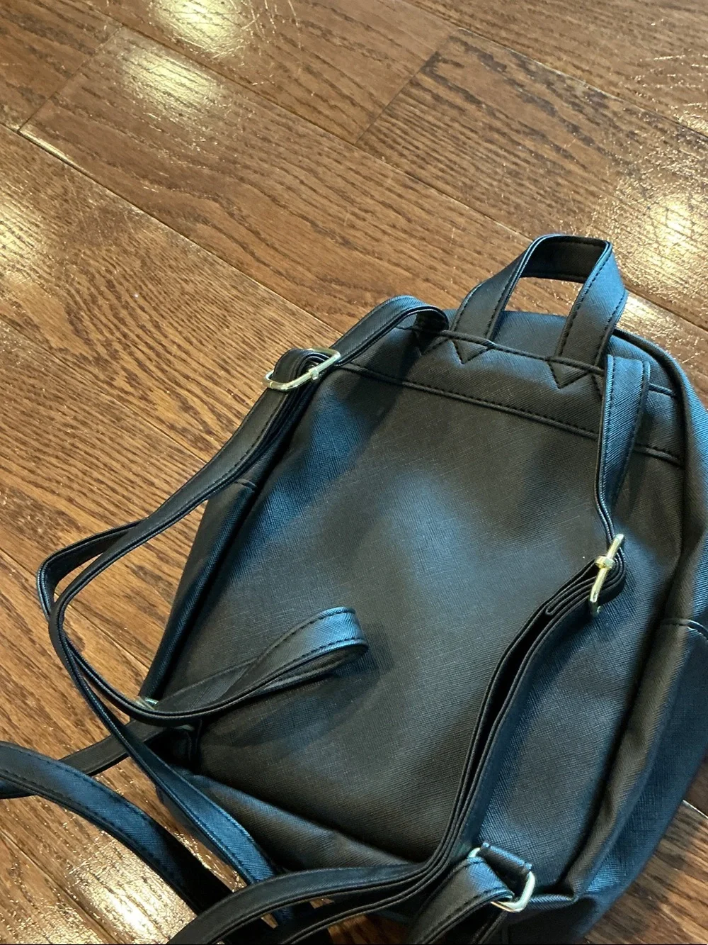 Sanrio Kuromi Black Quilted Mini Backpack